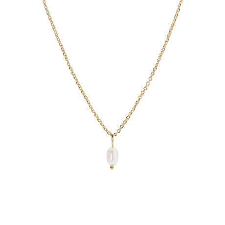 Round pearl pendant necklace women's light luxury fashion and high-end sense