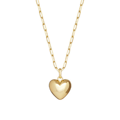 Bubble heart-shaped necklace women's light luxury high-end design