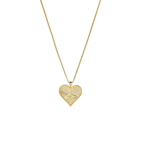 Textured love necklace women's light luxury original design high-end