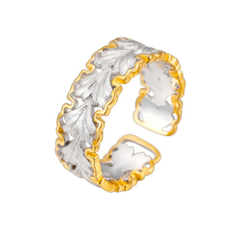 Ginkgo Leaf Ring