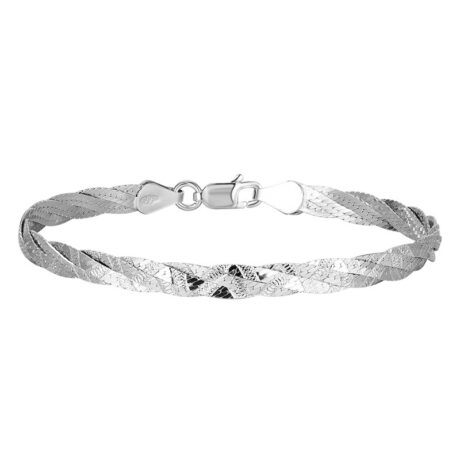 Scale laser chain bracelet