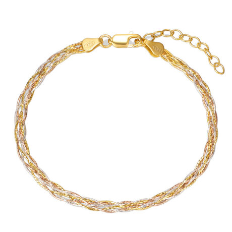 Thi color thread wrapped bracelet