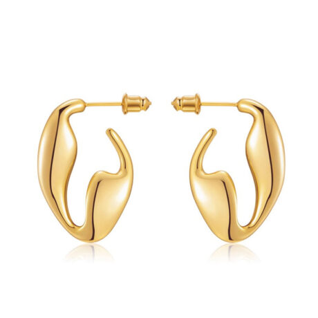 Exaggerated T-shaped earrings